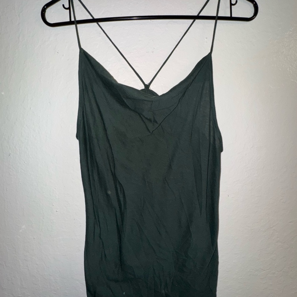 Women's Strappy Black Top